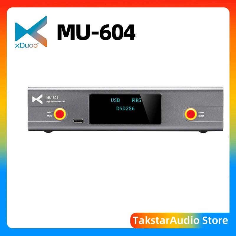 XDUOO MU-604/MU604 Decoder 2*ES9018K2M DAC Chip Two USB Audio Mode MU604 High Performance DAC
